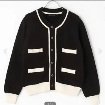 잉게보그 바이컬러 가디건