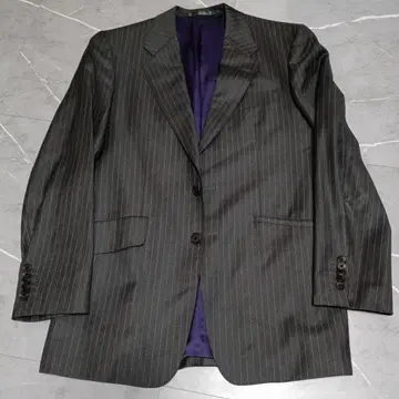 컨디션 최상 Paul Smith 테일러드 자켓 스트라이프 그레이 L