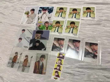 나니와단시 오하시 카즈야 클리어 솔로 카드, 사진 세트