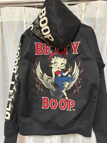 베티 붑 네버 마인드 본딩 후드티 남성용 S 미사용 새상품