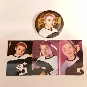 WOOZI 캔뱃지 트레카세트