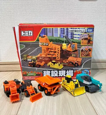 타카라토미 토미카 건설 현장 토미카 중장비 세트