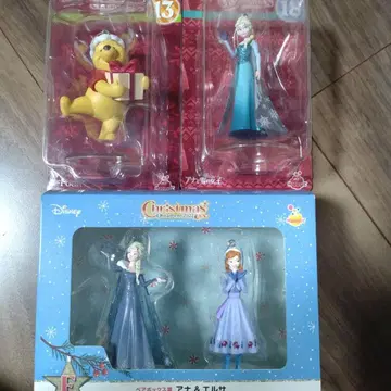 미개봉 새상품 크리스마스 오너먼트 복권, 디즈니, 안나 엘사, 곰돌이 푸