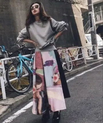 Ameri vintage EMILIA TUCK SKIRT 에밀리아 스커트