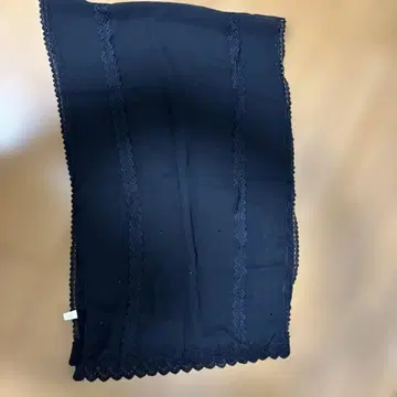 NOJESS 블랙 레이스 스톨