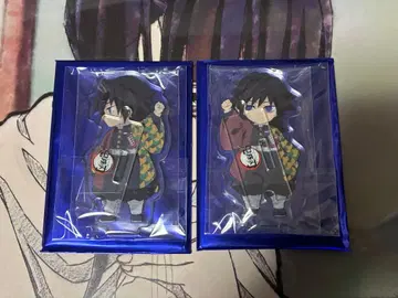 귀멸의 칼날 이어지는 아크릴 스탠드 기유 좌우 세트