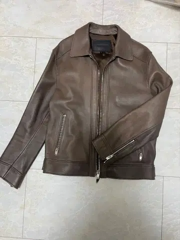 천연 가죽 램 가죽 자켓 Maison de Sperone 라이더스 한국제