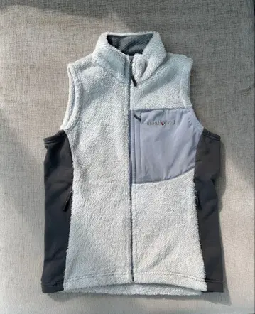 mont-bell 플리스 베스트 화이트/그레이
