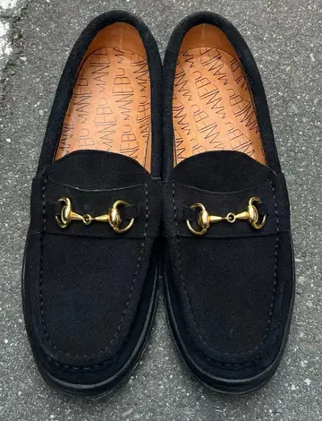 MANEBU 마네부 스웨이드 비트 로퍼