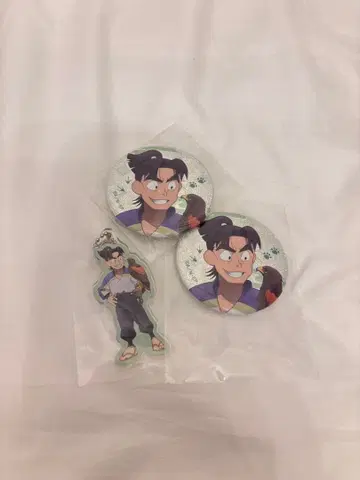 닌타마 란타로 토부 동물공원 콜라보 시오에 분지로 캔뱃지 아크릴 키링