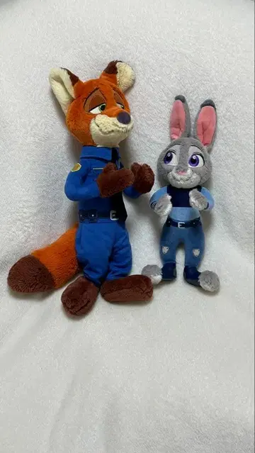 닉과 주디 홉스 봉제 인형 세트 zootopia 주토피아