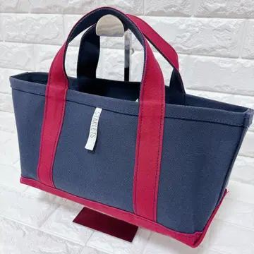 STARET'S 네이비 레드 토트백