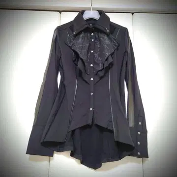 OzzOn OzzCroce 고딕 피쉬테일 블라우스