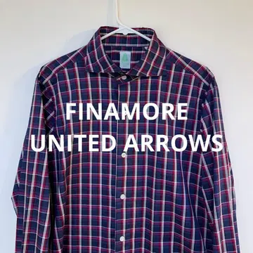 피나모레 체크 셔츠 M