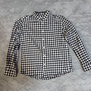 샌프란시스코 긴팔 셔츠 블랙 화이트 체크