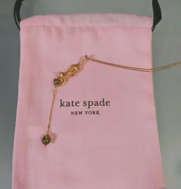 kate spade 케이트 스페이드 고양이 모티브 목걸이 골드