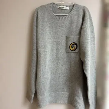 미사용 Laundry 올빼미 패턴 그레이 스웨터