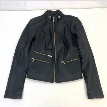 GUESS 게스 가죽 자켓 XS 사이즈 라이더 아우터 블랙