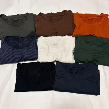 유니클로 히트텍 남성용 M 사이즈 8개 세트