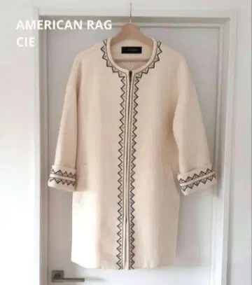 [ 새상품급 ] AMERICAN RAG CIE 자수 코트