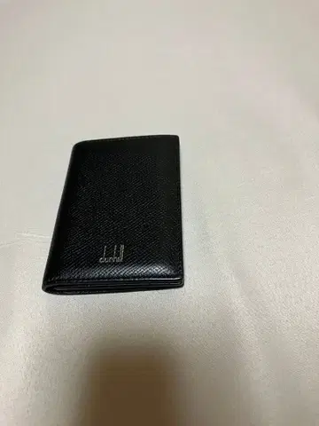 dunhill 블랙 가죽 명함지갑