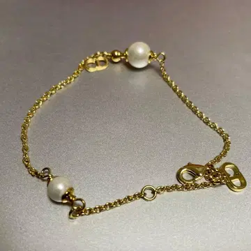 골드 체인 펄 팔찌