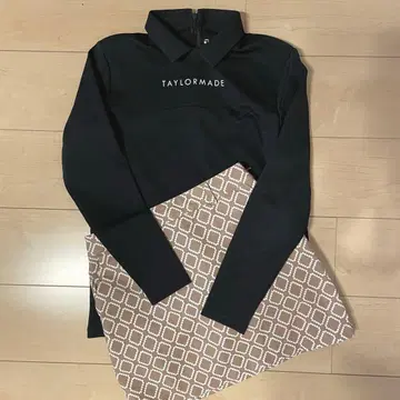 테일러메이드 여성용 셔츠 긴팔 블랙