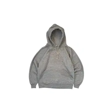 70s USA OMNI 데드스탁 그레이 무지 후디