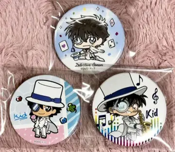 명탐정 코난 괴도 키드 캔뱃지 3개