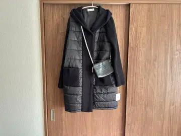 [택 포함 새상품] 야마다야 MAITEESSE 후드 부착 롱 코트 백 덤