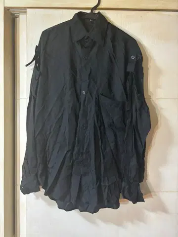 Y's 18SS Open Shoulder Oversized Shirts
