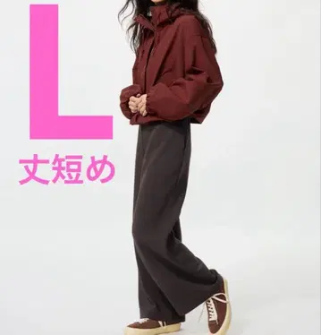 웜 플리스 스트레이트 팬츠 (기장 짧은 타입)