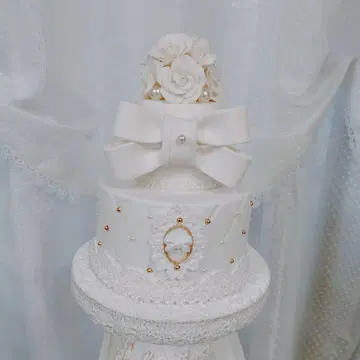 클레이 케이크 ( 화이트 )