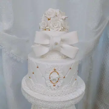 클레이 케이크 (화이트 1)