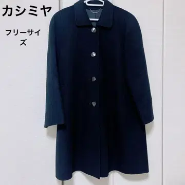 새상품급 캐시미어 100% 코트 블랙