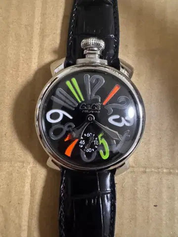 GaGa MILANO 마누아레 한정품 수동 와인딩 가가 밀라노 손목시계