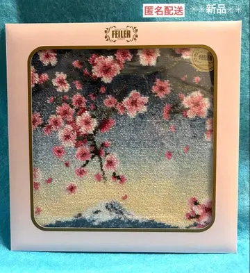 [ 새상품 ] 페이 FEILER 손수건 SAKURA 2023 벚꽃 후지산
