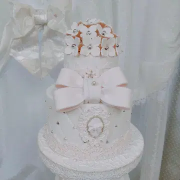 클레이 케이크 (핑크)