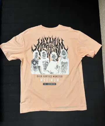 맥시멈 더 호르몬 T셔츠 상쾌한 기름기 시리즈 40대 괴물 XL