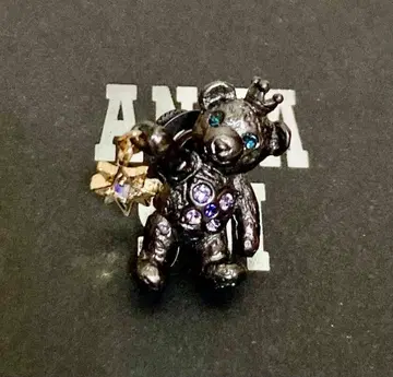 ANNA SUI 브로치 곰 왕관 별 핑브로치 안나수이 새상품 레어