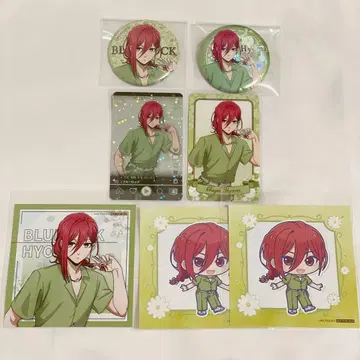 블루 록 white&pistachio 치기리 효마 캔뱃지 묶음 판매