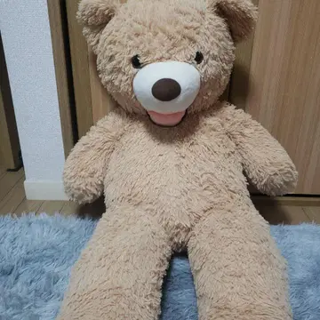 특대형 베이지 봉제 인형