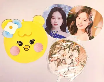 NiziU 리오 부채 커버 & 부채 4개 세트