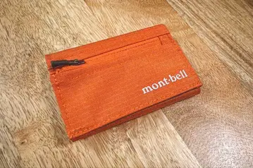 몽벨 mont-bell 트레일 월렛 오렌지 레드 지갑