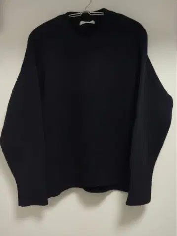 GALERIE VIE 파인 울 크루넥 풀오버 블랙 S