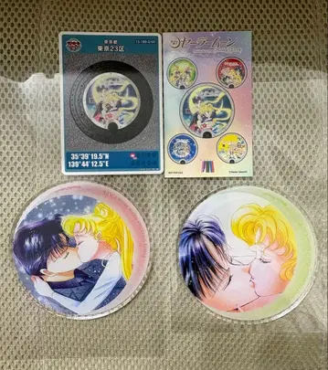 세일러문 카페 후반 코스터 2장 세트 덤 포함