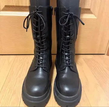 헤더 미들 부츠 레이스업 907442