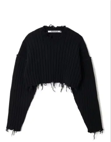 퍼버즈 니트 블랙