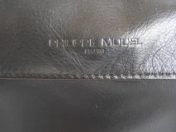 새상품급 필립 모델 숄더백 천연 가죽 블랙