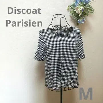 Discoat Parisien 깅엄 체크 T셔츠 M 0050